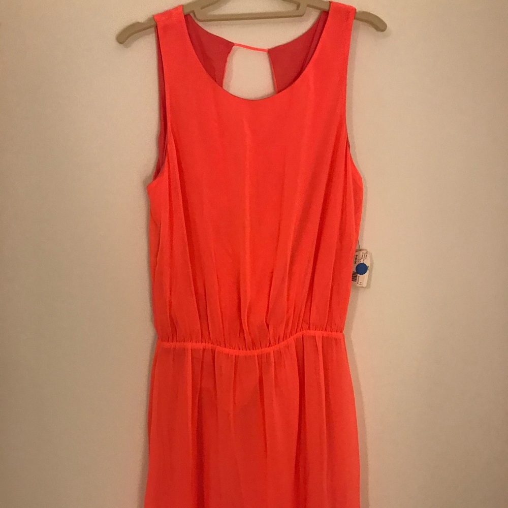 Open back dress